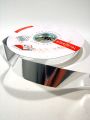 Kräuselband glänzend 19mm 100m silber