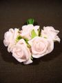 Foam Rose Ø 3,5cm hellpink 30St
