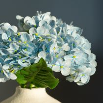 Artikel Kunstblume Hortensie Blau 34cm naturgetreu 3er Set für Dekoration