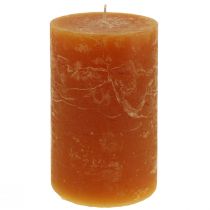 Artikel Stumpenkerzen Dunkelorange Durchgefärbt Sunset 60x100mm 4 St