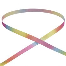 Artikel Geschenkband Regenbogen Band Bunt Pastell 10mm 20m