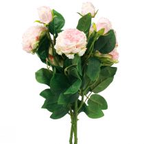 Kunstrosen Rosa Künstliche Rosen Dry Look 53cm 3St