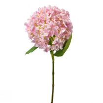 Artikel Hortensie künstlich Hellrosa Kunstblume Gartenblume 65cm