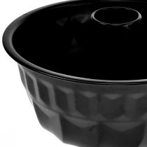 Artikel Küchendeko Schwarz Kuchenform Gugelhupf Metall Ø23cm