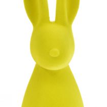 Artikel Osterhasen Deko Gelbgrün – 2. Wahl – Stehend beflockt 15×15,5×47cm