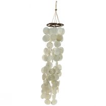 Artikel Capiz Windspiel Hängedeko Muscheln Perlmuttscheiben 95cm