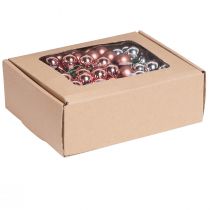 Artikel Festliche Spiegelbeeren Glasdekor in Silber & Apricot-Optik Ø20mm - 140 St.