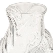 Artikel Glasvase Fischform Transparent 24,5 cm für Dekoration und Blumenarrangements