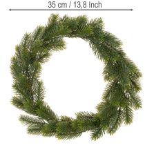 Artikel Künstlicher Kranz Tannengrün Ø 35 cm aus Kunststoff für Türdekoration