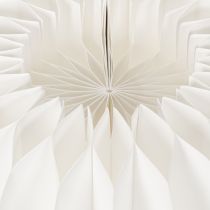 Artikel Wabenpapier Kürbis Rund Weiß 24 cm mit Vertiefung 4 Stück