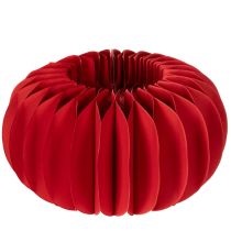 Artikel Set aus 4 Wabenpapier Kürbissen 24 cm Rot für Tisch- und Schaufensterdekoration