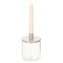 Artikel Rundes Windlichtglas 12 cm, klares Glas, Set mit 2 Stück, vielseitig einsetzbar