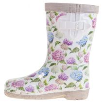 Gummistiefel Blumentopf Pflanzgefäß Keramik Optik H17,5cm