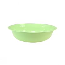 Artikel Dekoschale Metall Emaille Optik Schale Grün Limette 25cm