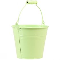 Artikel Eimer mit Henkel Übertopf Pastell Metall Ø10cm H8cm 10 St