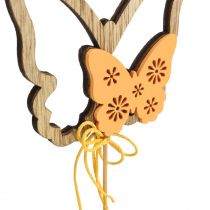 Artikel Blumenstecker Schmetterling Dekostecker Holz 8,5x7cm 12St