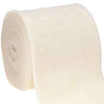 Filzband 15cm x 5m Weiß