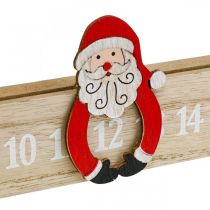 Artikel Adventskalender Holz Adventsleiste Deko Advent 48,5cm 3St