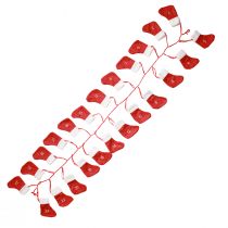 Artikel Adventskalender Befüllen Filz Stiefel Rot Weiß 155cm Weihnachten