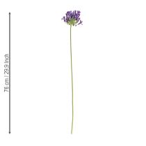 Artikel Agapanthus Kunstblumen Lila 75cm – Dekoblumen für Floristen, 2 Stk