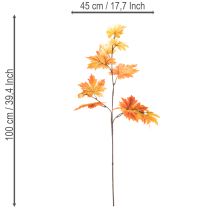 Artikel Künstlicher Ahornzweig 100cm Herbstfarben Innenbereich