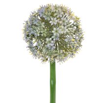 Artikel Hochwertiger künstlicher Blütenzweig Allium in Weiß, naturgetreue Optik, 90 cm