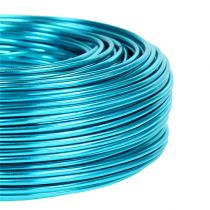 Artikel Aluminiumdraht Ø2mm, 500g, 60m, Türkis - Biegsamer Basteldraht für Floristik und DIY-Kreationen