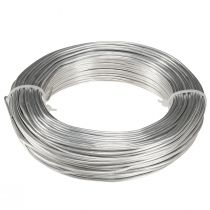 Artikel Flexibler Aluminium Basteldraht 2mm, 500g - Silberner Metalldraht für Floristik und DIY