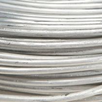 Artikel Flexibler Aluminium Basteldraht 2mm, 500g - Silberner Metalldraht für Floristik und DIY