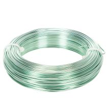 Artikel Aluminiumdraht 2 mm, 60 m, Mintgrün, flexibel für Deko und Floristik