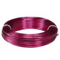 Artikel Flexibler Aluminiumdraht Ø2mm Erika Pink 60m Basteldraht Floristik