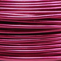 Artikel Flexibler Aluminiumdraht Ø2mm Erika Pink 60m Basteldraht Floristik