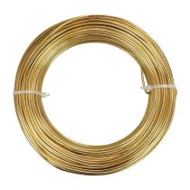 Artikel Goldener Aluminiumdraht 2mm 500g 60m für Bastel- und Dekoarbeiten