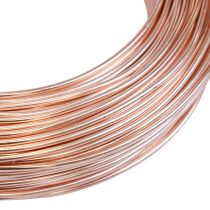 Artikel Aludraht 2mm, 60m, 500g Rosegold - Biegsamer Schmuckdraht zum Basteln, Dekorieren und Floristikbedarf