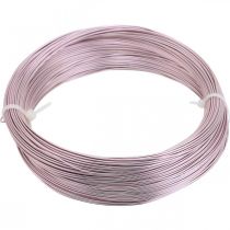 Aluminiumdraht Ø1mm Rosa Zierdraht Rund 120g