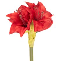 Artikel Kunstblume Amaryllis Rot mit Stiel 50 cm