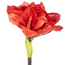 Artikel Kunstblume Amaryllis Rot 77cm Kunststoff für Vasen und Gestecke