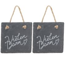 Artikel Anhänger Schieferplatte Deko Vielen Dank Geschenk Deko-Accessoire