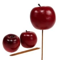 Apfel künstlich Rot Ø7,5cm 6St