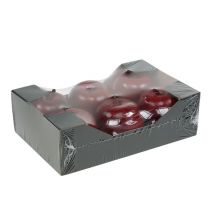 Apfel künstlich Rot Ø7,5cm 6St