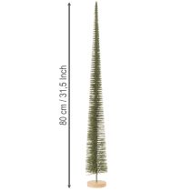 Artikel Deko-Tannenbaum künstlich 80 cm mit Holzsockel für Innenbereich