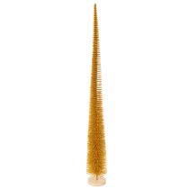 Artikel Deko Tannenbaum Kunststoff Holz 80 cm Dunkelgelb Gold