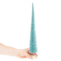 Artikel Tannenbaum Kunstbaum schlank mit Holzfuß 40cm türkis