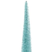 Artikel Tannenbaum Kunstbaum schlank mit Holzfuß 40cm türkis