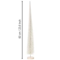 Artikel Deko Tannenbaum künstlich Weiß-Grau 60cm Innenbereich
