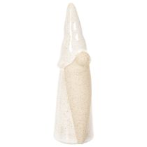 Artikel Dekofigur Wichtel Keramik 18cm Weißgrau Naturfarben 3er-Set Innenbereich
