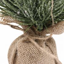 Mini Weihnachtsbaum künstlich im Sack Beschneit H33cm