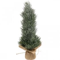 Mini Weihnachtsbaum künstlich im Sack Beschneit H41cm