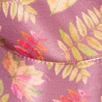 Artikel Dekoband Polyester Herbstlaub 40mm x 15m Lila Mehrfarbig Innenbereich