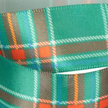 Artikel Geschenkband kariert Rot-Grün 25mm x 20m Polyester für Innenbereich
